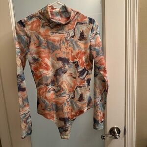 Colorful Abstract Long Sleeve Bodysuit